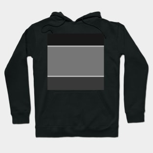 monochrome simple abstract design Hoodie